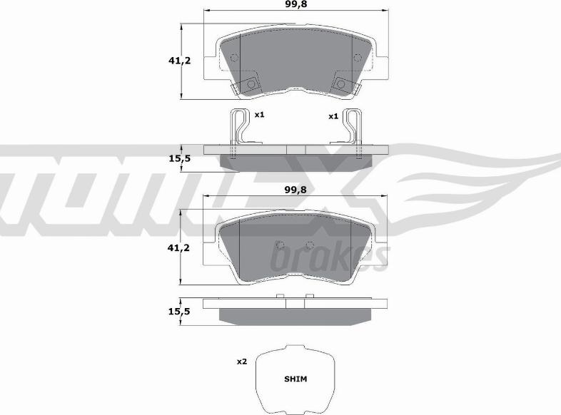 TOMEX brakes TX 17-48 - Jarrupala, levyjarru inparts.fi