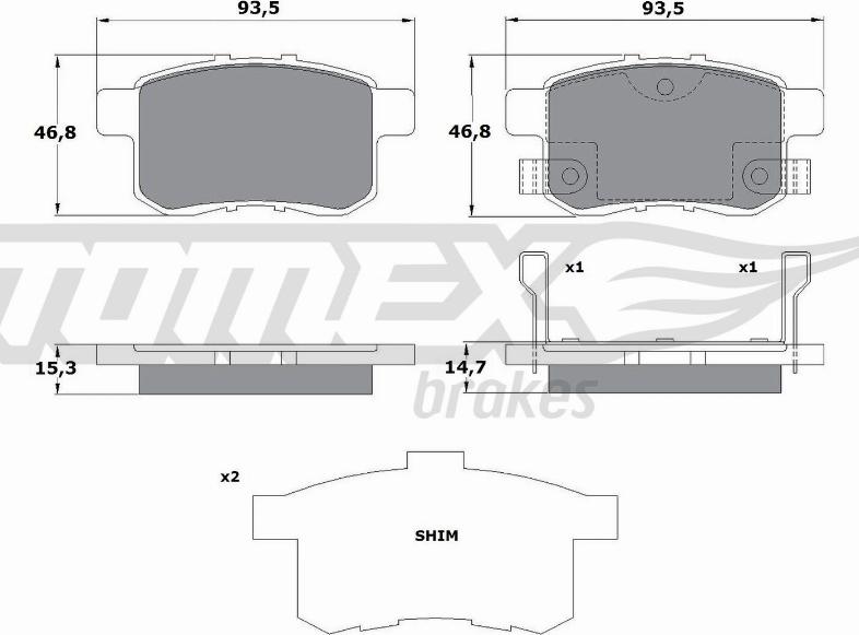 TOMEX brakes TX 17-54 - Jarrupala, levyjarru inparts.fi