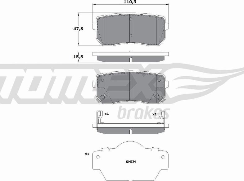 TOMEX brakes TX 17-50 - Jarrupala, levyjarru inparts.fi