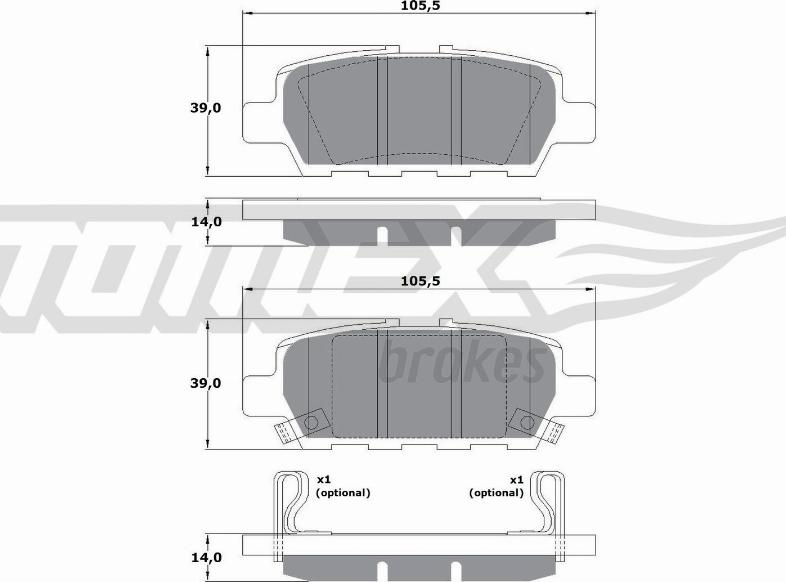 TOMEX brakes TX 17-57 - Jarrupala, levyjarru inparts.fi