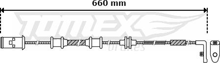 TOMEX brakes TX 30-36 - Kulumisenilmaisin, jarrupala inparts.fi