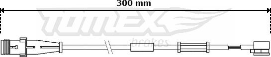 TOMEX brakes TX 30-70 - Kulumisenilmaisin, jarrupala inparts.fi