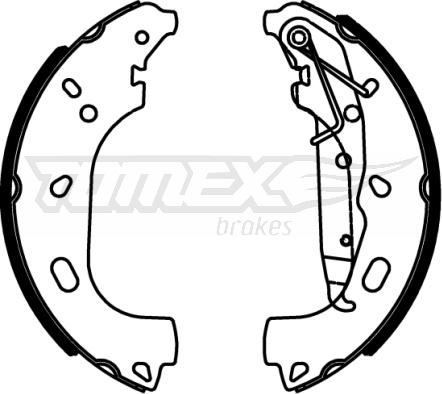 TOMEX brakes TX 22-57 - Jarrukenkäsarja inparts.fi