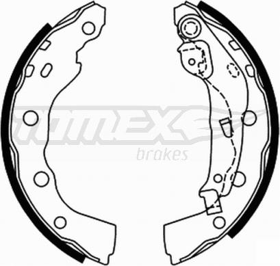 TOMEX brakes TX 22-00 - Jarrukenkäsarja inparts.fi