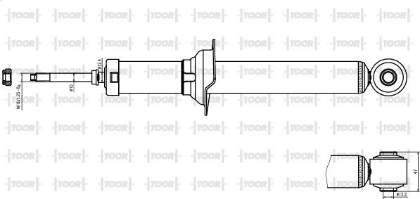 TOOR SG54120 - Iskunvaimennin inparts.fi