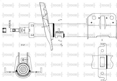 TOOR SG12410 - Iskunvaimennin inparts.fi