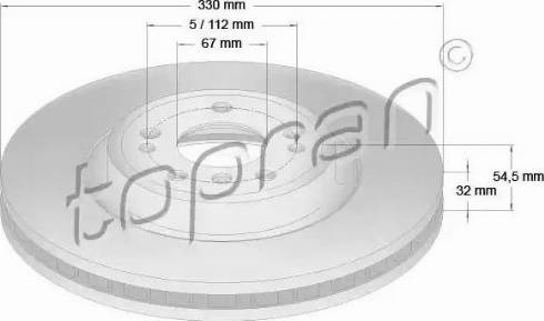 Topran 409 480 - Jarrulevy inparts.fi