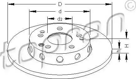 Topran 400 844 - Jarrulevy inparts.fi