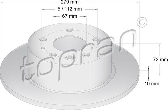 Topran 400 859 - Jarrulevy inparts.fi