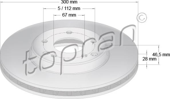 Topran 400 855 - Jarrulevy inparts.fi