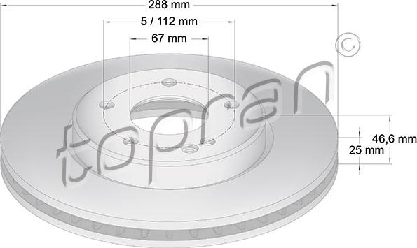 Topran 400 856 - Jarrulevy inparts.fi