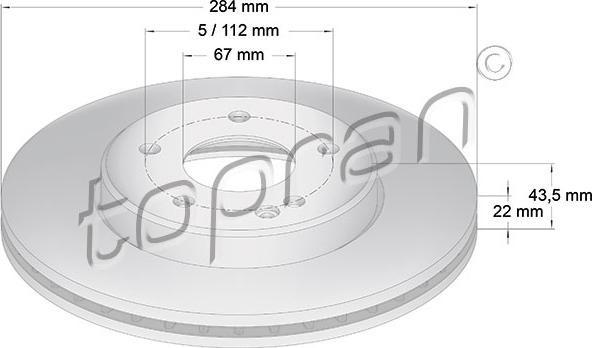 Topran 400 853 - Jarrulevy inparts.fi