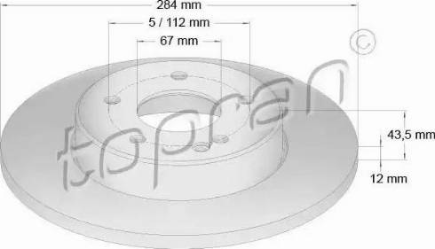 Topran 400 852 - Jarrulevy inparts.fi