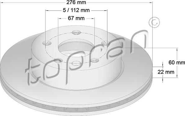 Topran 400 857 - Jarrulevy inparts.fi