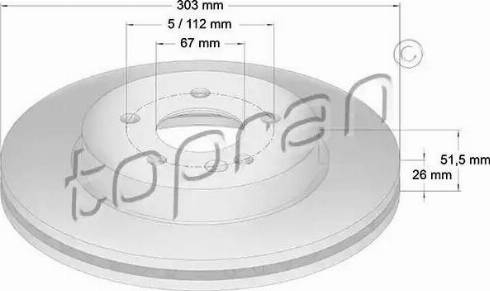 Topran 401 400 - Jarrulevy inparts.fi