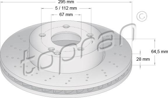 Topran 401 884 - Jarrulevy inparts.fi