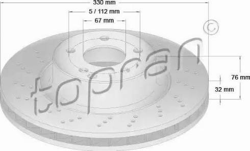 Topran 401 385 - Jarrulevy inparts.fi