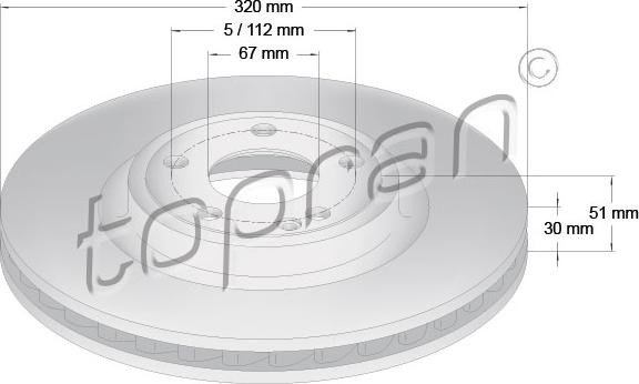 Topran 408 930 - Jarrulevy inparts.fi