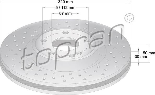 Topran 408 931 - Jarrulevy inparts.fi