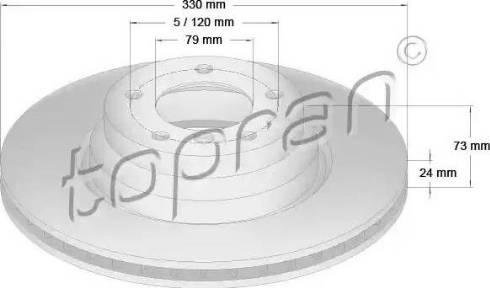 Topran 500 946 - Jarrulevy inparts.fi