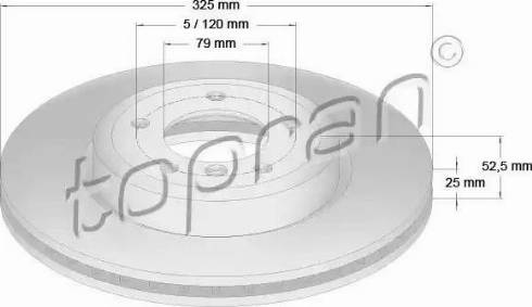 Topran 500 579 - Jarrulevy inparts.fi