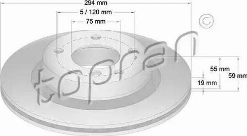 Topran 500 573 - Jarrulevy inparts.fi