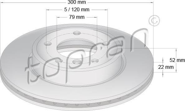 Topran 500 572 - Jarrulevy inparts.fi