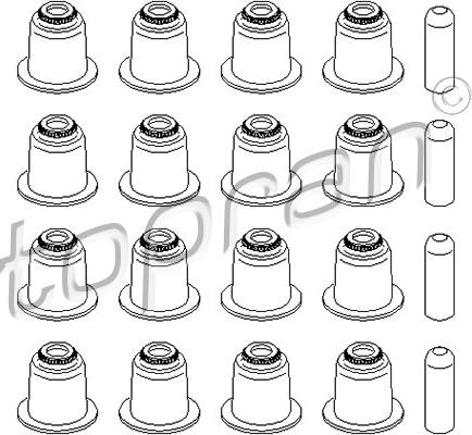 Topran 501 584 - Tiivistesarja, venttiilivarsi inparts.fi