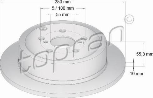 Topran 600 596 - Jarrulevy inparts.fi