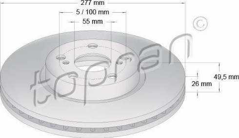 Topran 600 598 - Jarrulevy inparts.fi