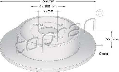 Topran 600 602 - Jarrulevy inparts.fi