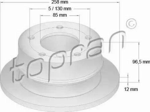 Topran 107 688 - Jarrulevy inparts.fi