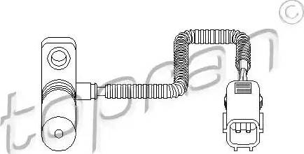 Topran 111 375 - Kierroslukusensori, aut.vaihteisto inparts.fi