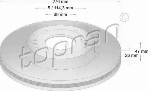 Topran 820 618 - Jarrulevy inparts.fi