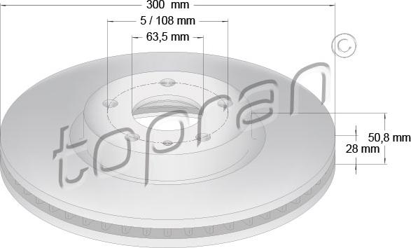 Topran 304 854 - Jarrulevy inparts.fi