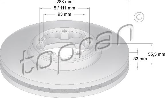 Topran 305 047 - Jarrulevy inparts.fi