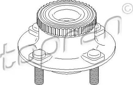 Topran 300 280 - Pyörän napa inparts.fi