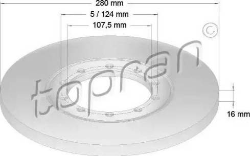 Topran 303 970 - Jarrulevy inparts.fi