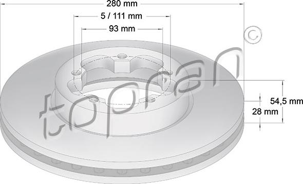 Topran 303 972 - Jarrulevy inparts.fi