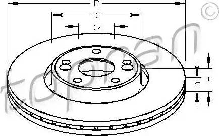 Topran 700 645 - Jarrulevy inparts.fi