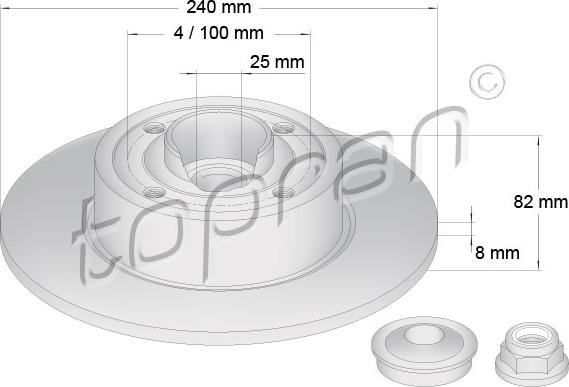 Topran 700 650 - Jarrulevy inparts.fi