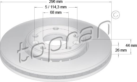 Topran 700 802 - Jarrulevy inparts.fi