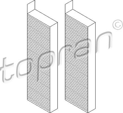 Topran 722 261 - Suodatin, sisäilma inparts.fi