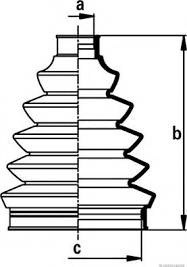 TOYOTA 04438-02081 - Paljekumi, vetoakseli inparts.fi