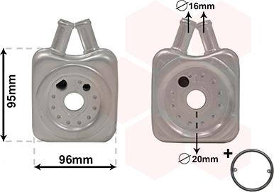 TQ TQ-58003147 - Moottoriöljyn jäähdytin inparts.fi