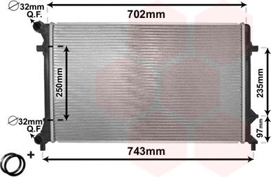 TQ TQ-58002205 - Jäähdytin,moottorin jäähdytys inparts.fi