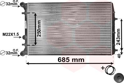 TQ TQ-76002010 - Jäähdytin,moottorin jäähdytys inparts.fi