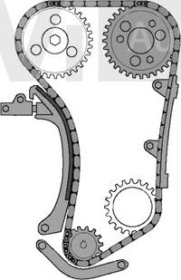 Trevi Automotive KC1045 - Jakoketjusarja inparts.fi