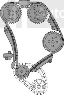 Trevi Automotive KC1042 - Jakoketjusarja inparts.fi