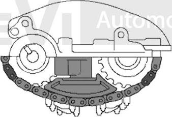 Trevi Automotive KC1033 - Jakoketjusarja inparts.fi